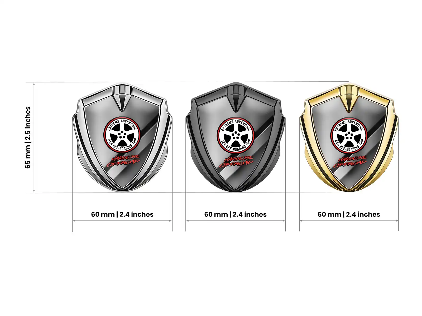 Luxury Car Badge Durable Premium Style